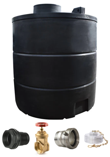 10000 Litre Fire Tall Water Tank - BSRT
