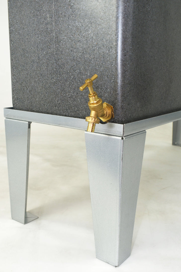 500 Litre Flat Pack Water Butt Stand V3 - Galvanised