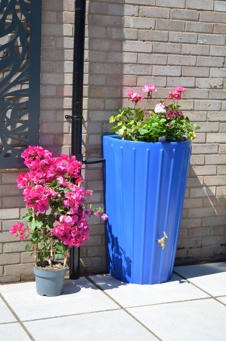 Mini Cosmo Water Butt Planter in Sky Blue