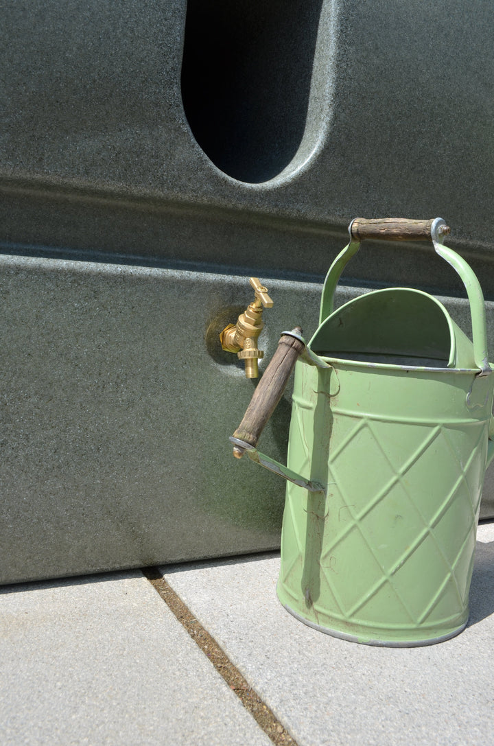 1200 Litre Water Butt in Green Marble
