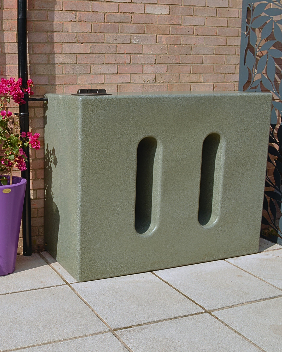 1000 Litre Water Butt V1 - Green Marble