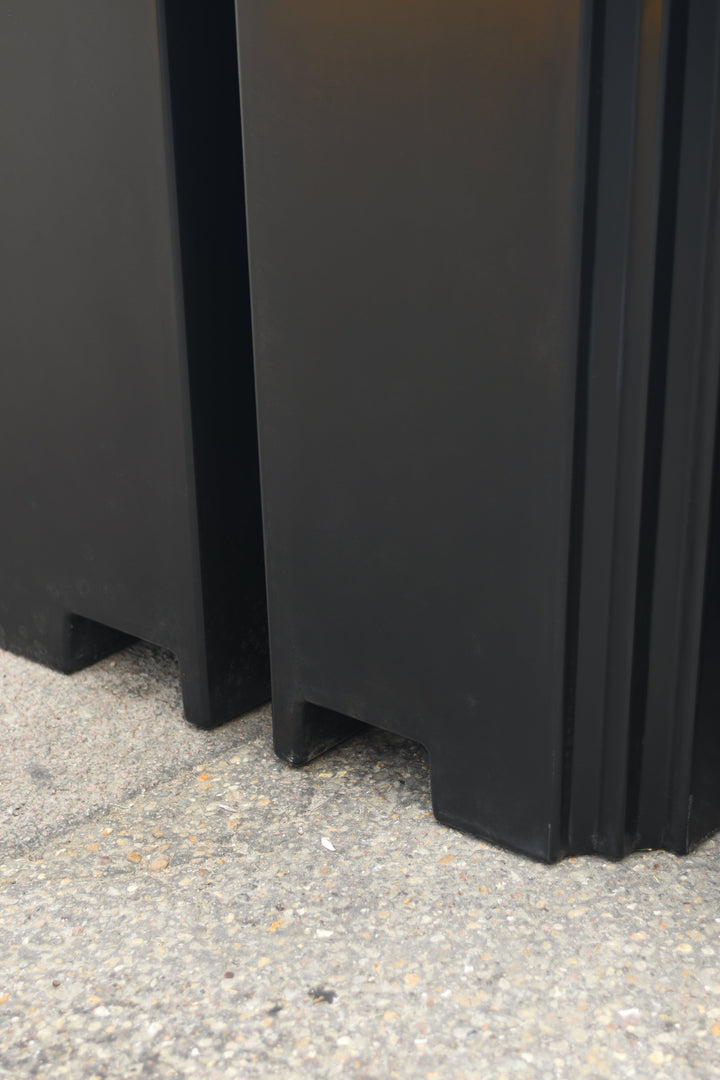 Space Saving IBC Bund Pallet - Black with PE Grid