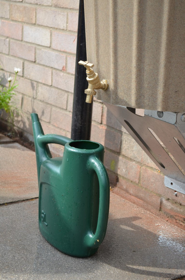 Wall Mounted Mini Cosmo Water Butt Planter in Sandstone