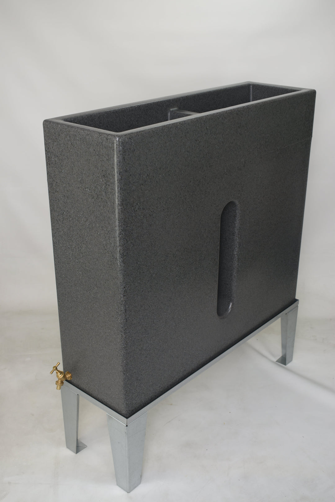 250 Litre Flat Pack Water Butt Stand - Galvanised