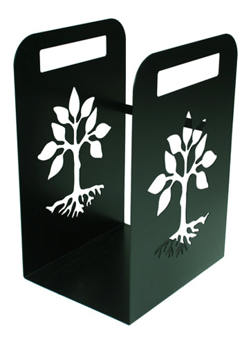 Tree style log store in black