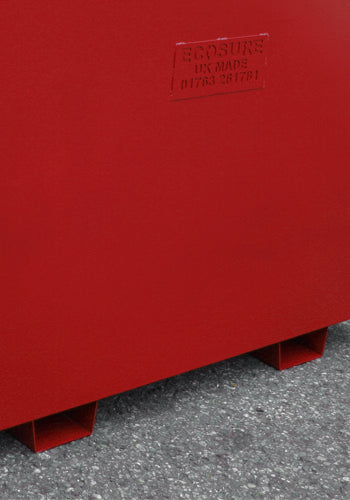 Steel Single IBC Bund - Red