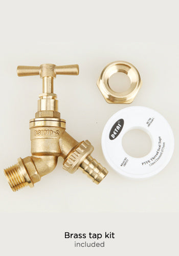 1200 Litre Water Butt Twin Pack Linked - Green Marble