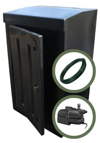 Water Pump Housing Enclosure with HydroForce Pump & Pipe