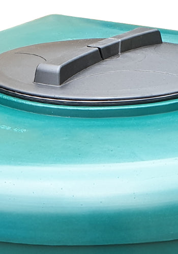 1000 Litre D Shape Water Butt - Green