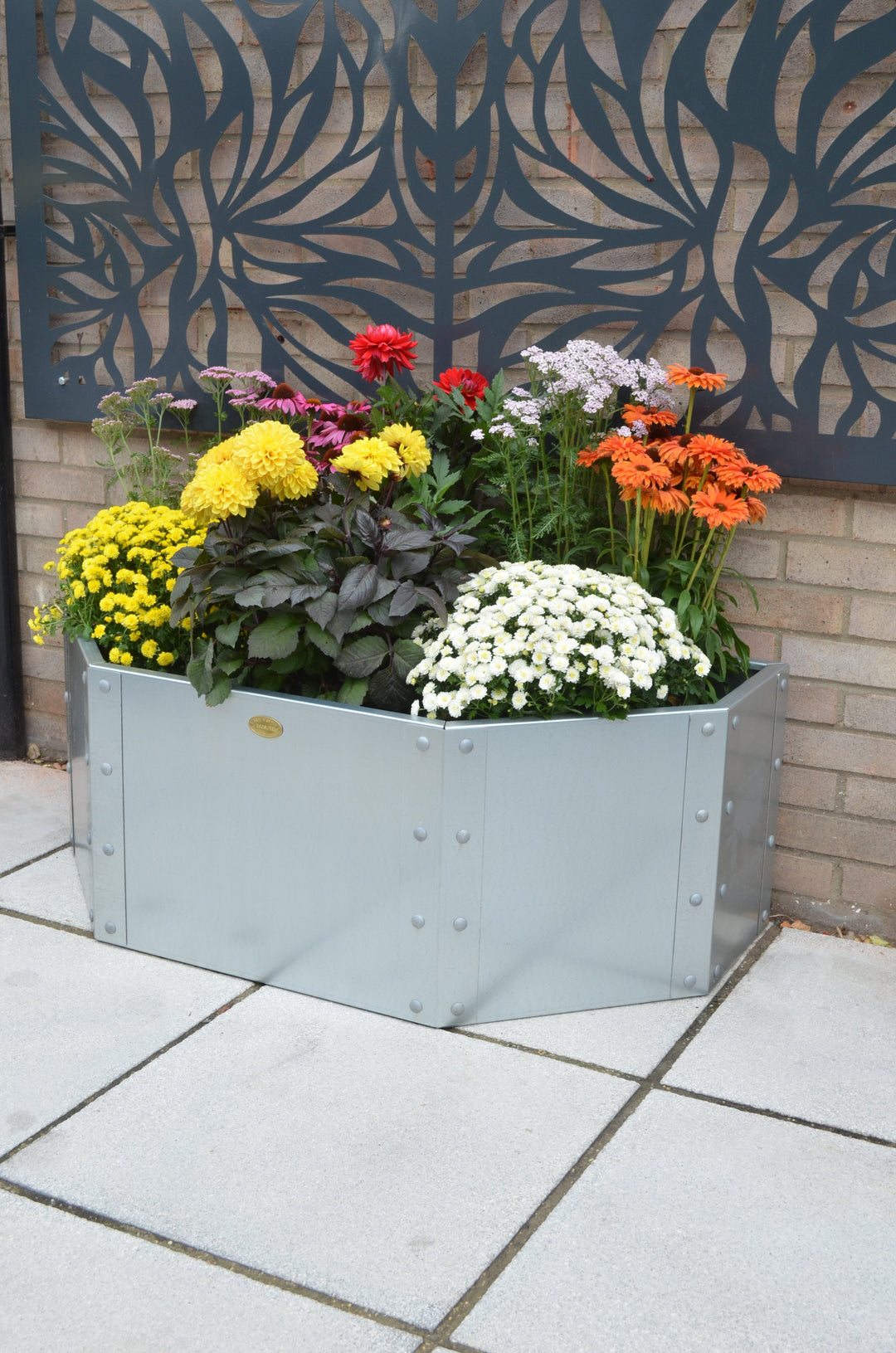 The Haslingfield - Raised Bed / Galvanised Planter