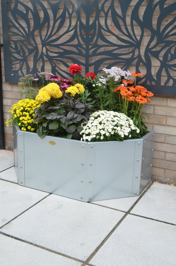 The Haslingfield - Raised Bed / Galvanised Planter